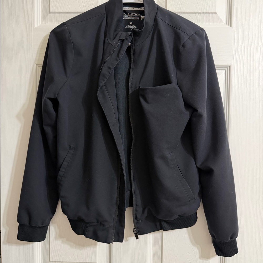 Fabletics Black Bomber Jacket